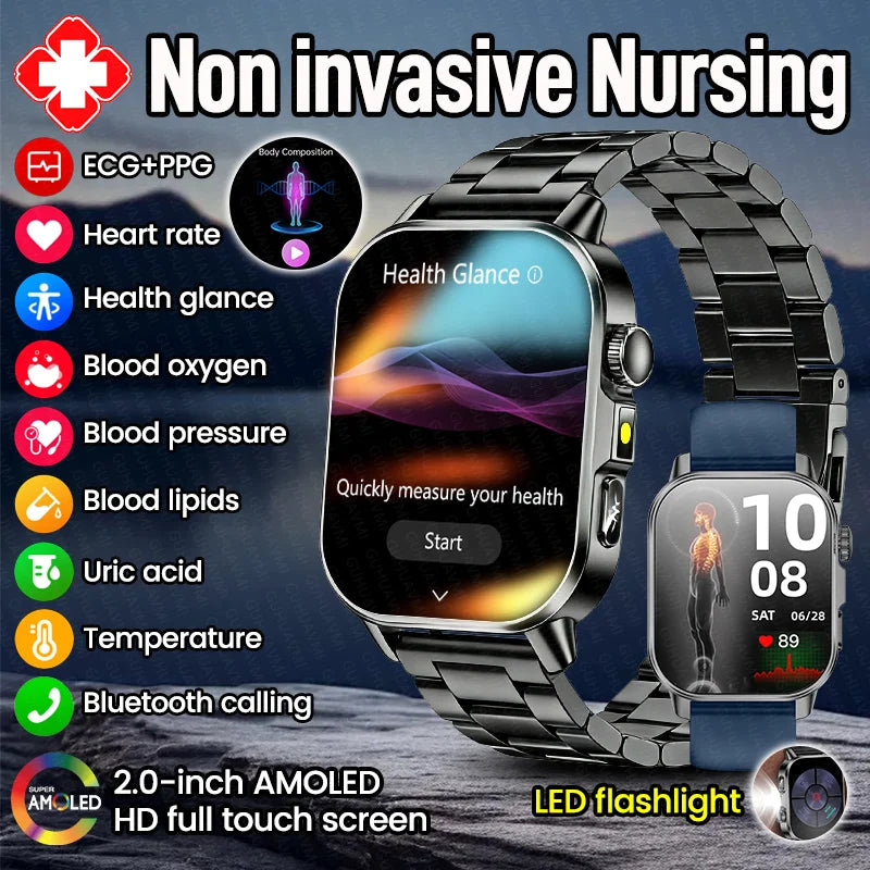 Reloj Inteligente Enfermería ECG+PPG AMOLED