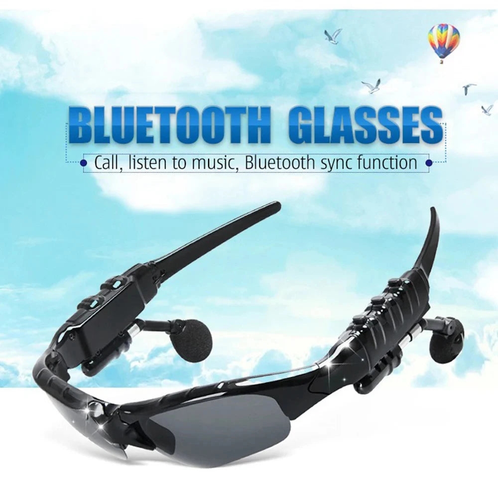 Auriculares estéreo inalámbricos con micrófono, gafas de sol para conducir, deportes de ciclismo, auriculares con reducción de ruido, gafas de sol