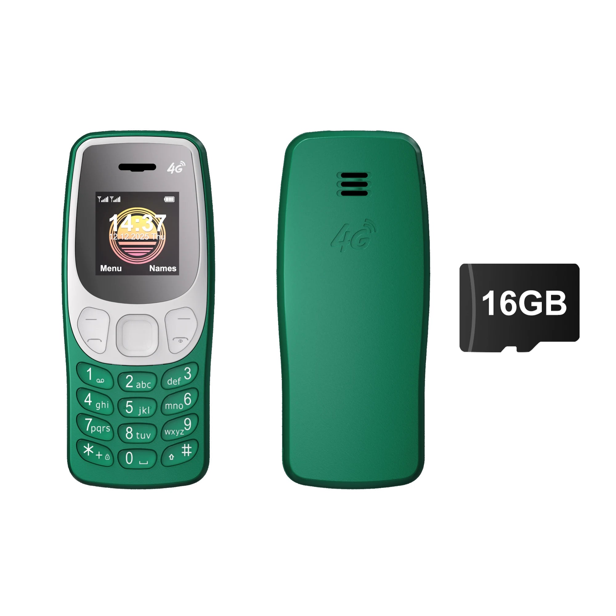 Nuevo SERVO BM80 4G LTE Mini teléfono móvil Dual SIM marcación de velocidad reducción automática grabadora de llamadas reproductor de música lista negra de teléfono pequeño