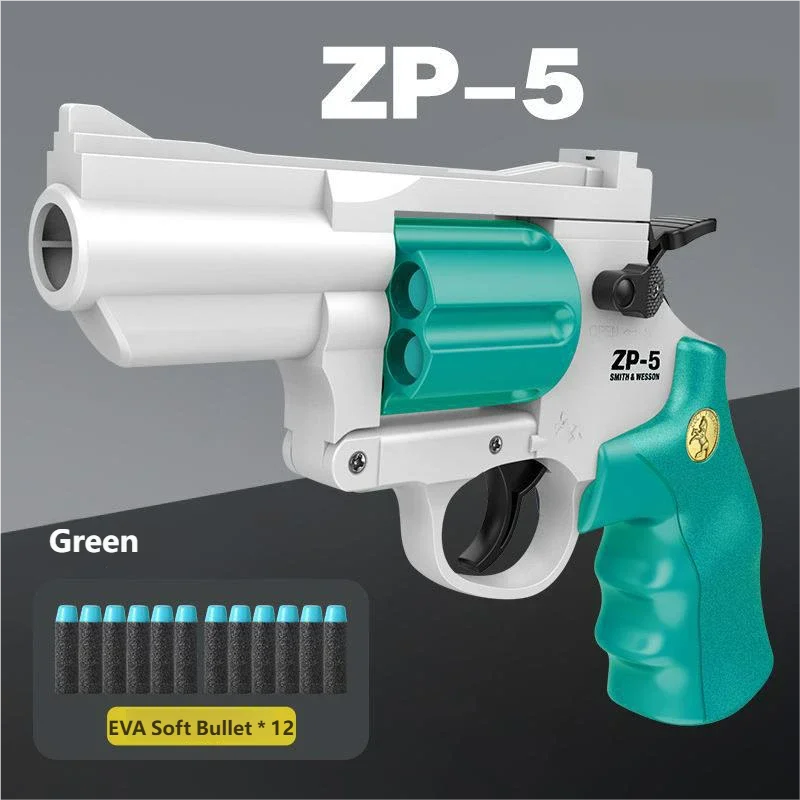 Juguete de exterior, pistola de balas de espuma EVA suave, pistola de juguete manual de espuma suave, juego de tiro deportivo, juguetes interactivos para niños y adultos, regalo.