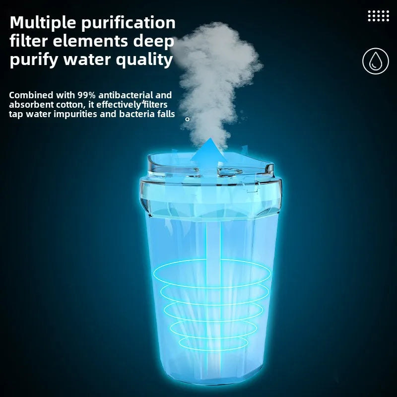 Humidificador USB creativo en forma de taza con difusor de aromas y luces