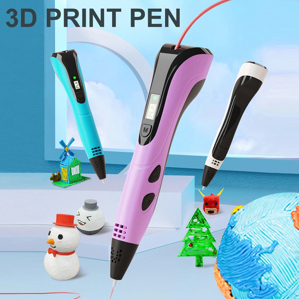 Pluma 3D Creativa para Niños con Filamento PLA