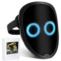 Máscaras Faciales LED Inteligentes Programables con Control por Aplicación Bluetooth, Cambio de Fotos DIY, Máscara LED Luminosa para Fiestas de Halloween