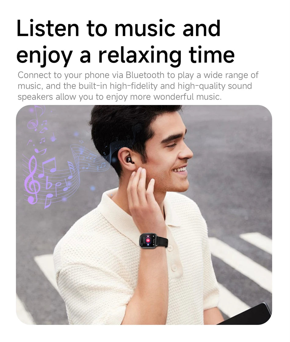 Smartwatch LIGE 1.83" AMOLED con Llamadas Bluetooth y Monitor de Salud