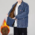 Chaqueta Vaquera de Invierno para Hombre con Forro de Borrego