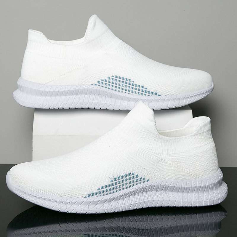 Zapatos transpirables para caminar para hombre, mocasines ligeros para exteriores, zapatos informales suaves y flexibles para hombre, calzado de moda, zapatillas de deporte 39-48