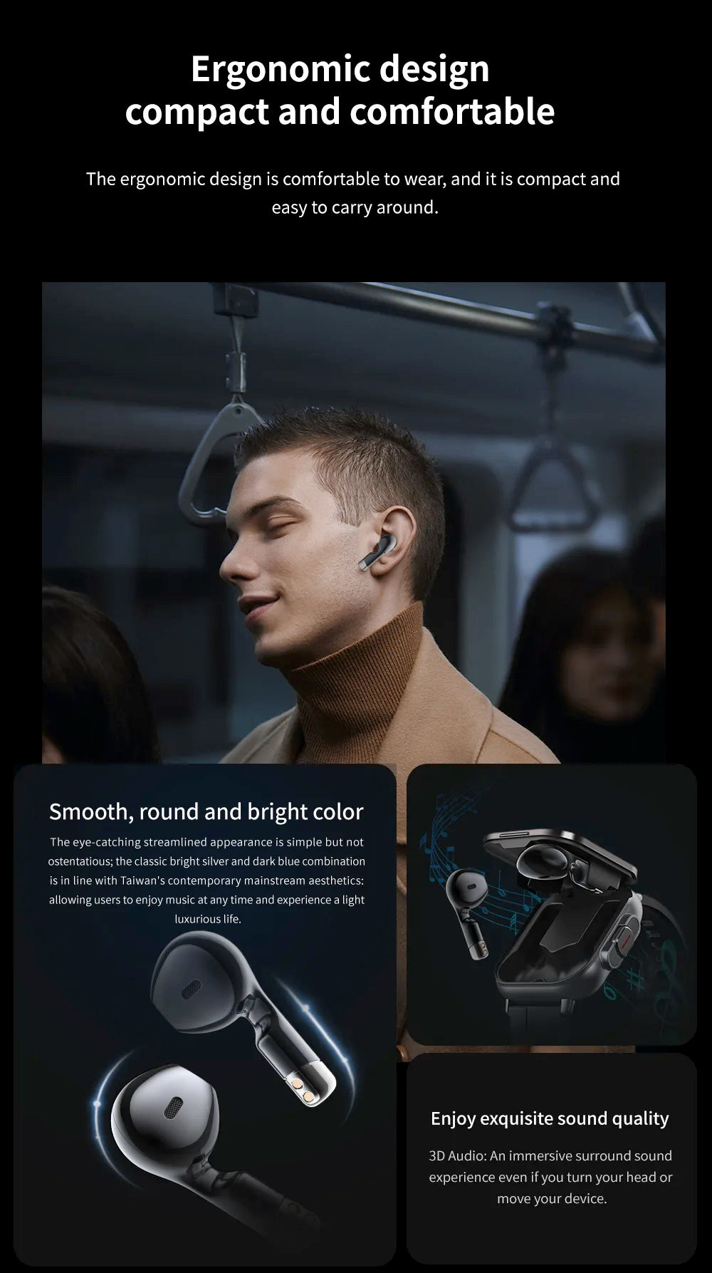 BT llamada diente azul auriculares relojes 2,01 "auriculares 2 en 1 reloj inteligente ritmo cardíaco deporte Fitness pulsera TWS auricular Smartwatch