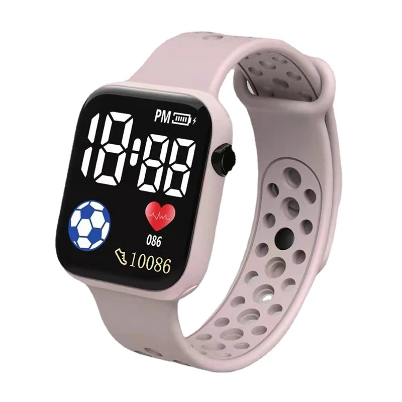 Reloj con calculadora creativa, reloj Digital LED de dibujos animados para niños, reloj electrónico deportivo de moda para niños y niñas, reloj de regalo para estudiantes