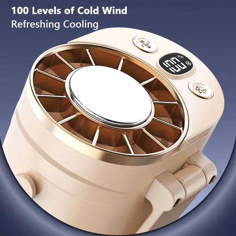 Ventilador de Cintura Portátil con Clip para Deportes y Viajes