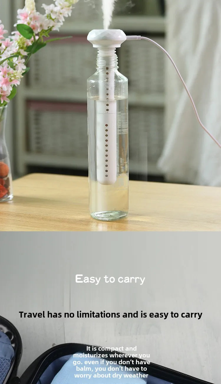 Humidificador ultrasónico X7 con difusor de aceites esenciales y carga USB