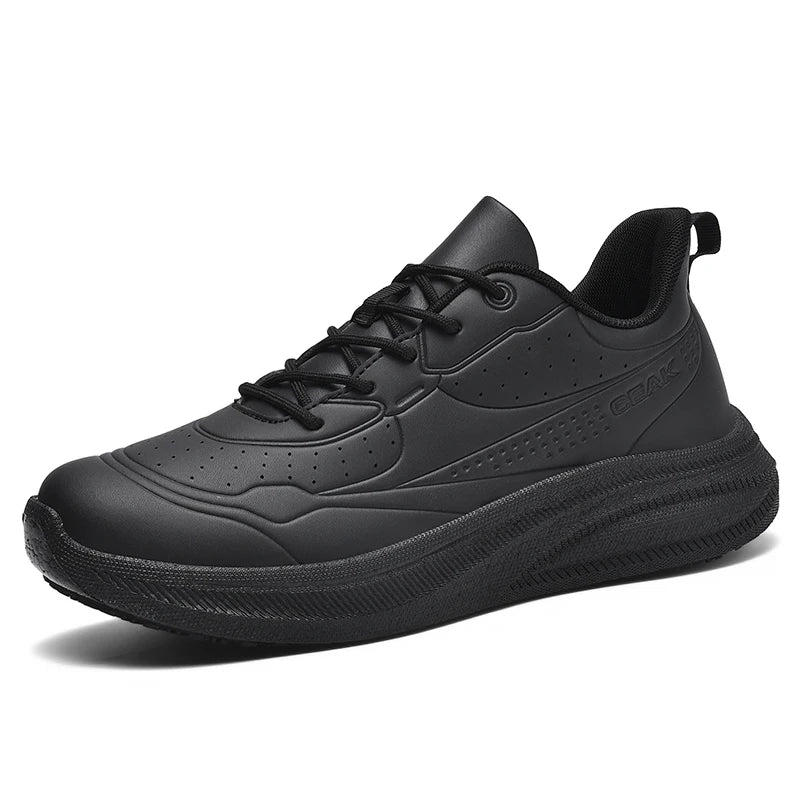 Zapatos de Chef de Hotel para las cuatro estaciones, transpirables, ligeros, antideslizantes, impermeables, a prueba de aceite, zapatos de trabajo de cocina, calzado deportivo informal para exteriores para hombre