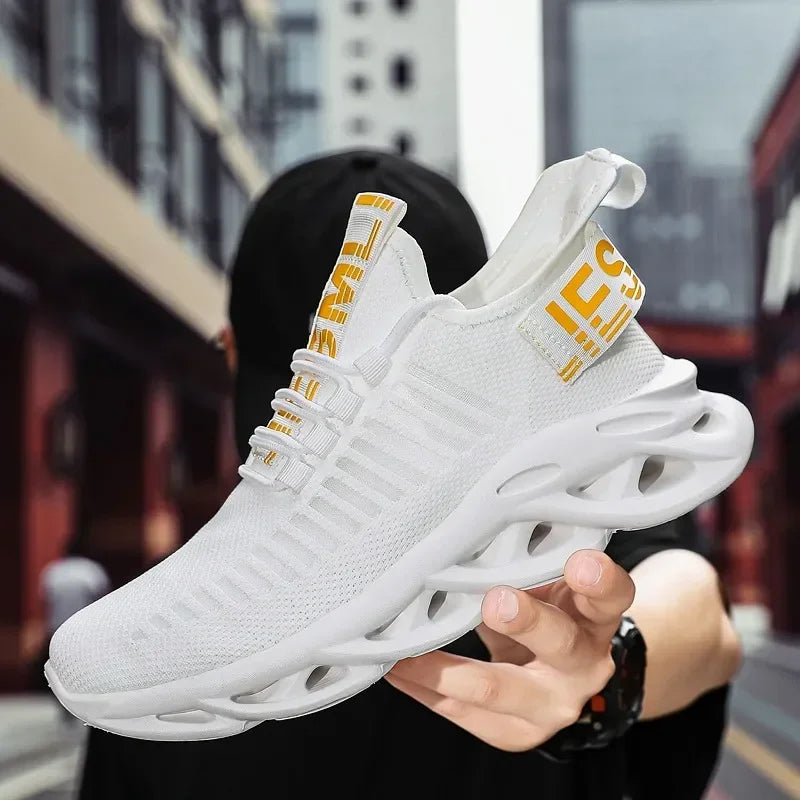 YRZL, zapatos para hombre, zapatillas cómodas, zapatillas transpirables para mujer, par de zapatos para correr, Tenis de malla, zapatos deportivos, talla 36-46, zapatillas para caminar para hombre