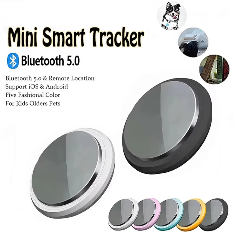 Rastreador Bluetooth Antipérdida Mini - GPS para Mascotas, Llaves y Bolsos