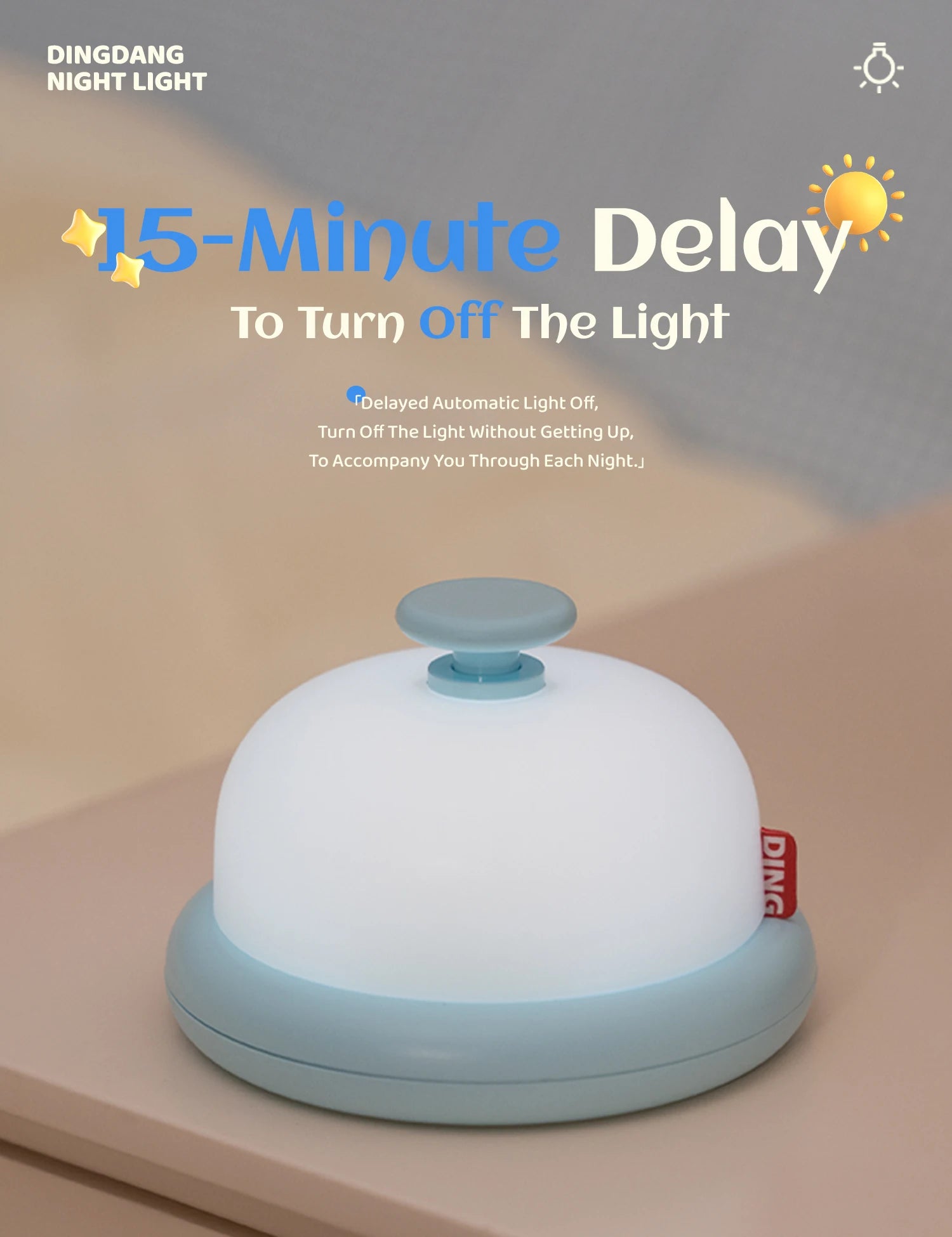 Luz nocturna Kawaii, bonita lámpara decorativa de escritorio, luz nocturna para bebé, lámpara de noche portátil, recargable por USB, regalo de cumpleaños para niños