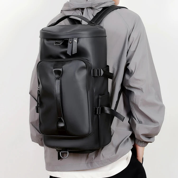 Mochila de viaje, bolsa de transporte grande con compartimento para zapatos aprobada por la aerolínea, mochila para ordenador portátil de 17 pulgadas, fitnes de trabajo de negocios