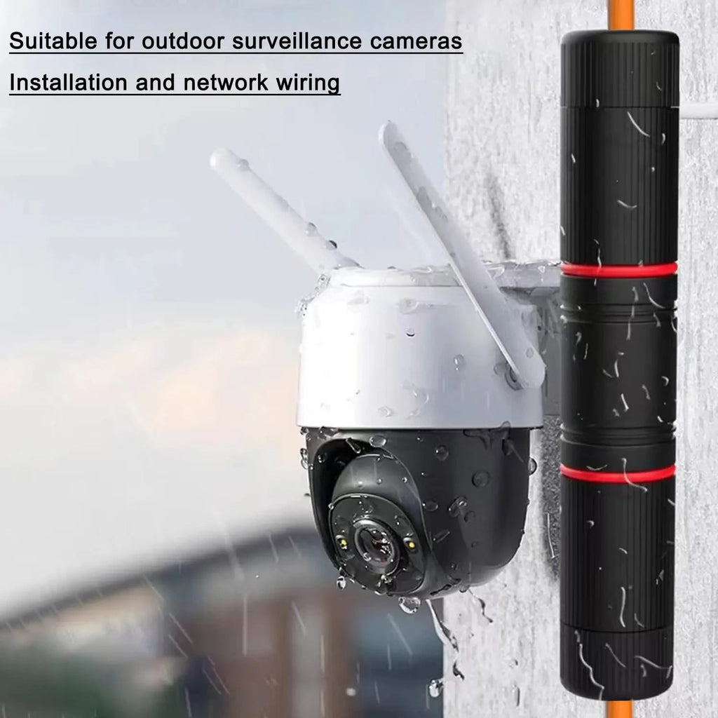 Conector RJ45 impermeable IP67 para extensión de cable Ethernet exterior