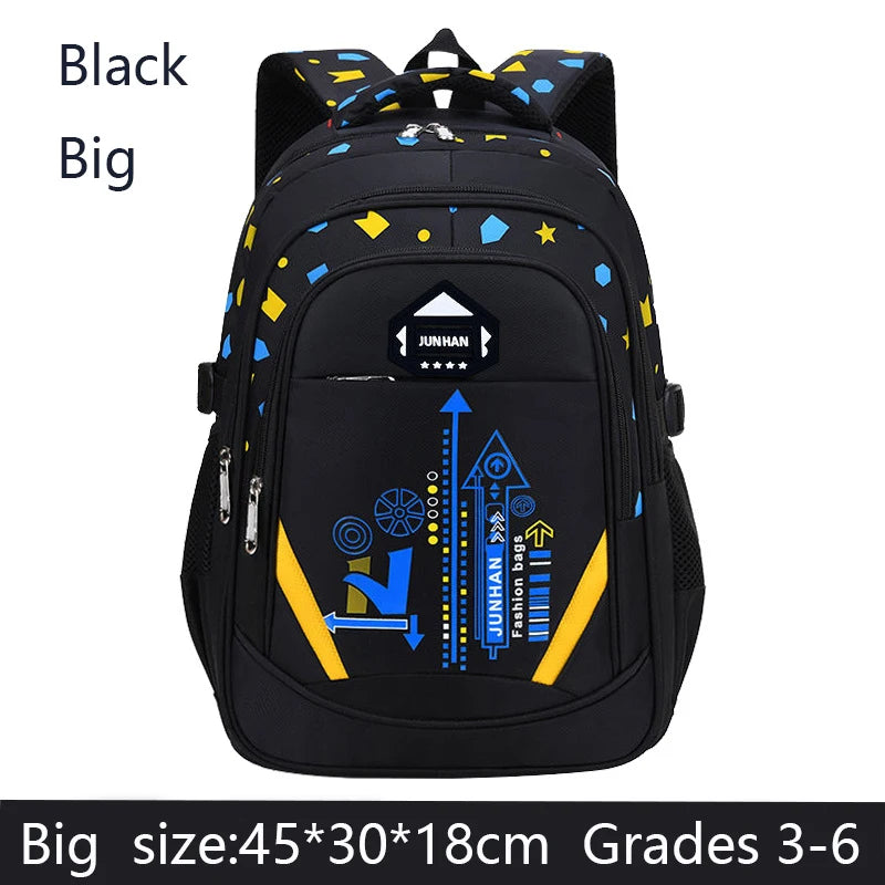 Mochila Escolar con Patrón Geométrico para Adolescentes