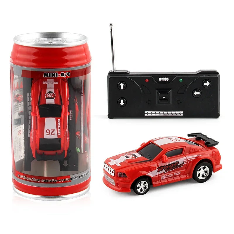 ¡Epico Mini RC Racer! Vehículo 4WD de tamaño Coke para aventuras de alta velocidad, el regalo divertido y definitivo para niños