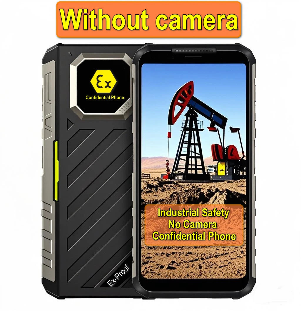 Teléfono Antiespía Sin Cámara Rungee, Android 15, 8GB RAM + 256GB ROM, Pantalla de 6.58'', Batería de 6600mAh, Huella Dactilar, NFC, Teléfono Confidencial