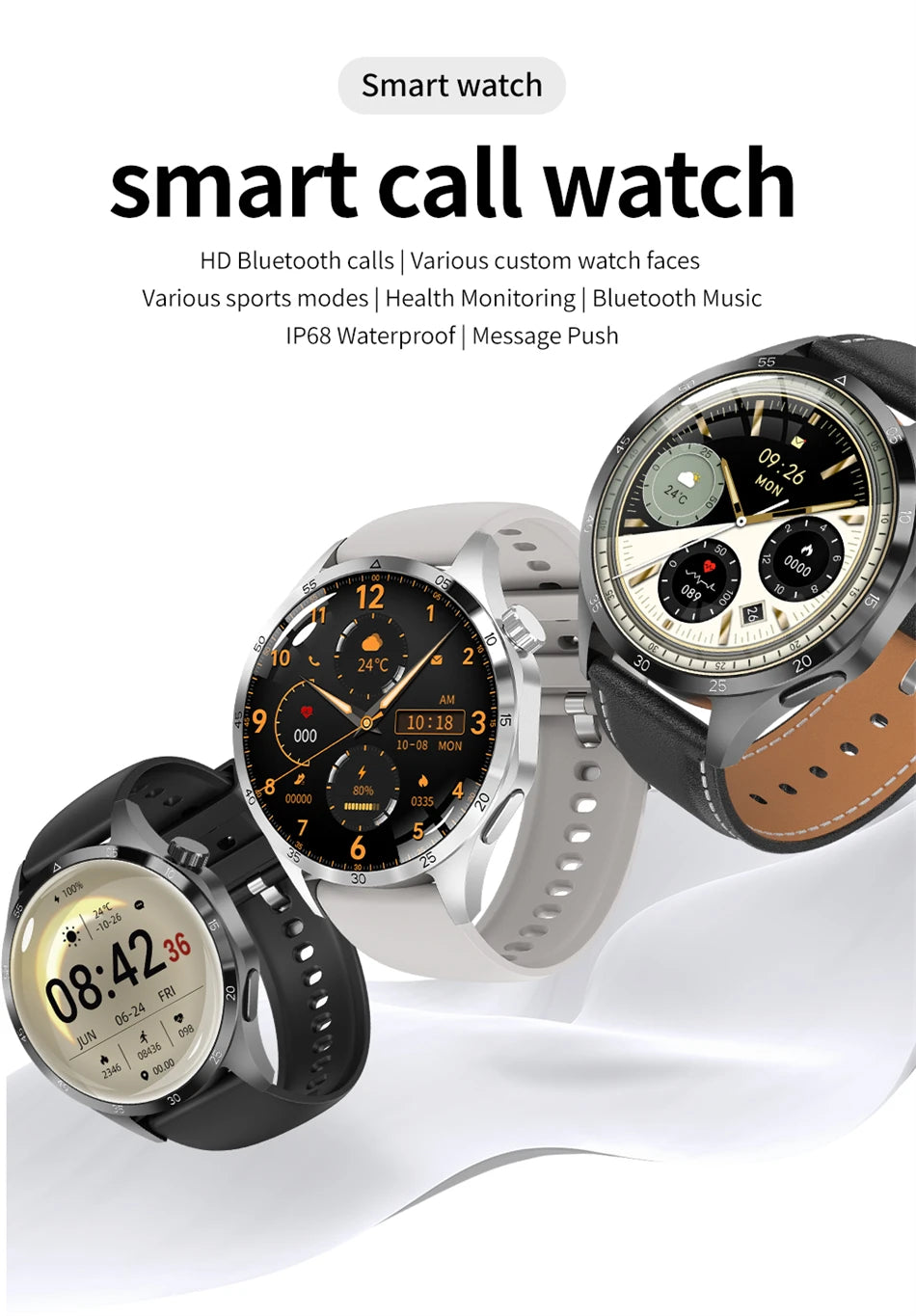 Reloj Inteligente 4 Pro AMOLED Bluetooth