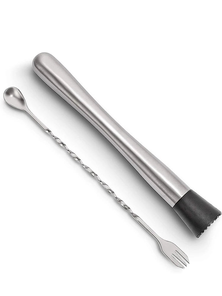LMETJMA Muddler de Cóctel de Acero Inoxidable