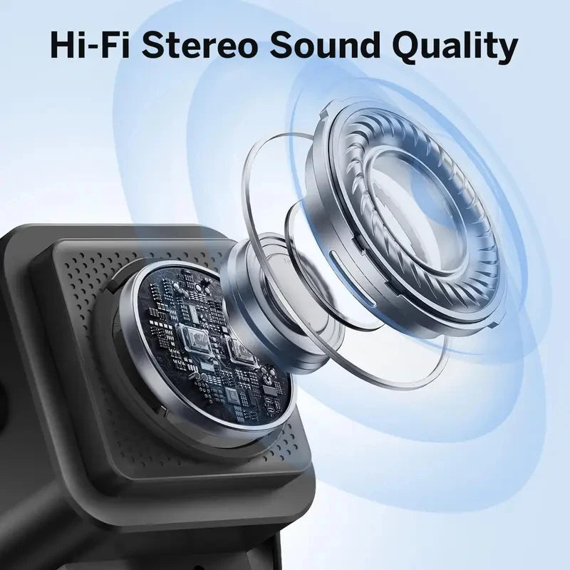 NUEVO Altavoz Inalámbrico de Inducción Automática 5 en 1 con 8 Modos de Luz RGB, Soporte para Teléfono, Sonido Envolvente, Soporte Portátil para Teléfono con Bluetooth