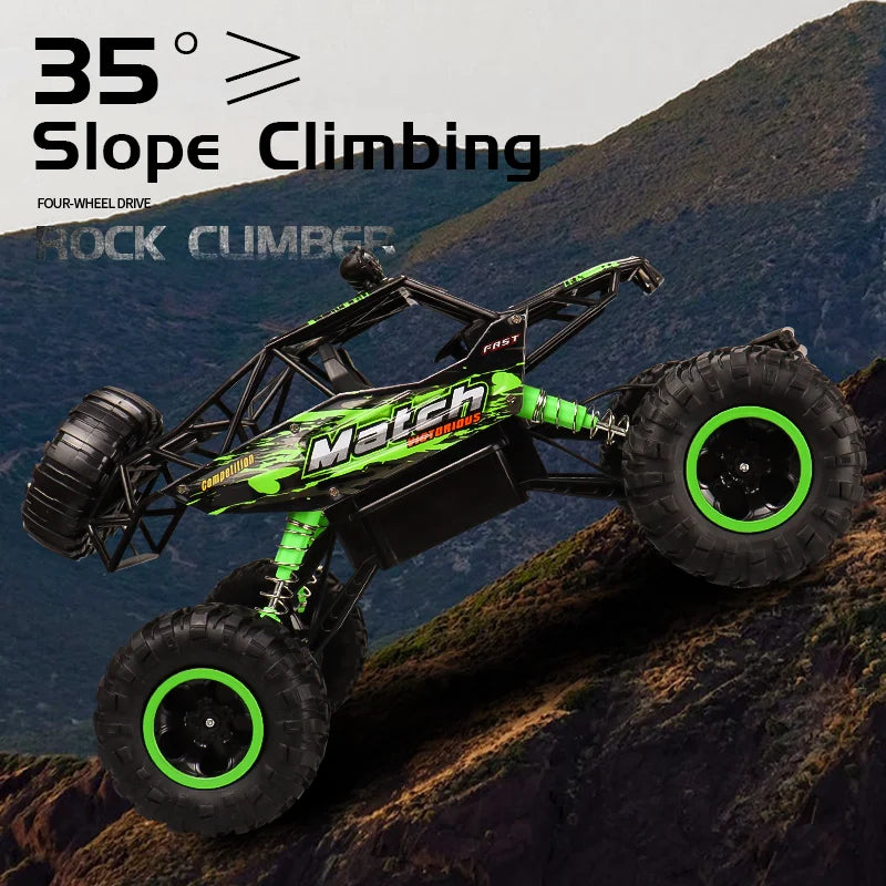 Coche RC 4WD 1:12 y 1:16 Rock Crawler Todoterreno con LED
