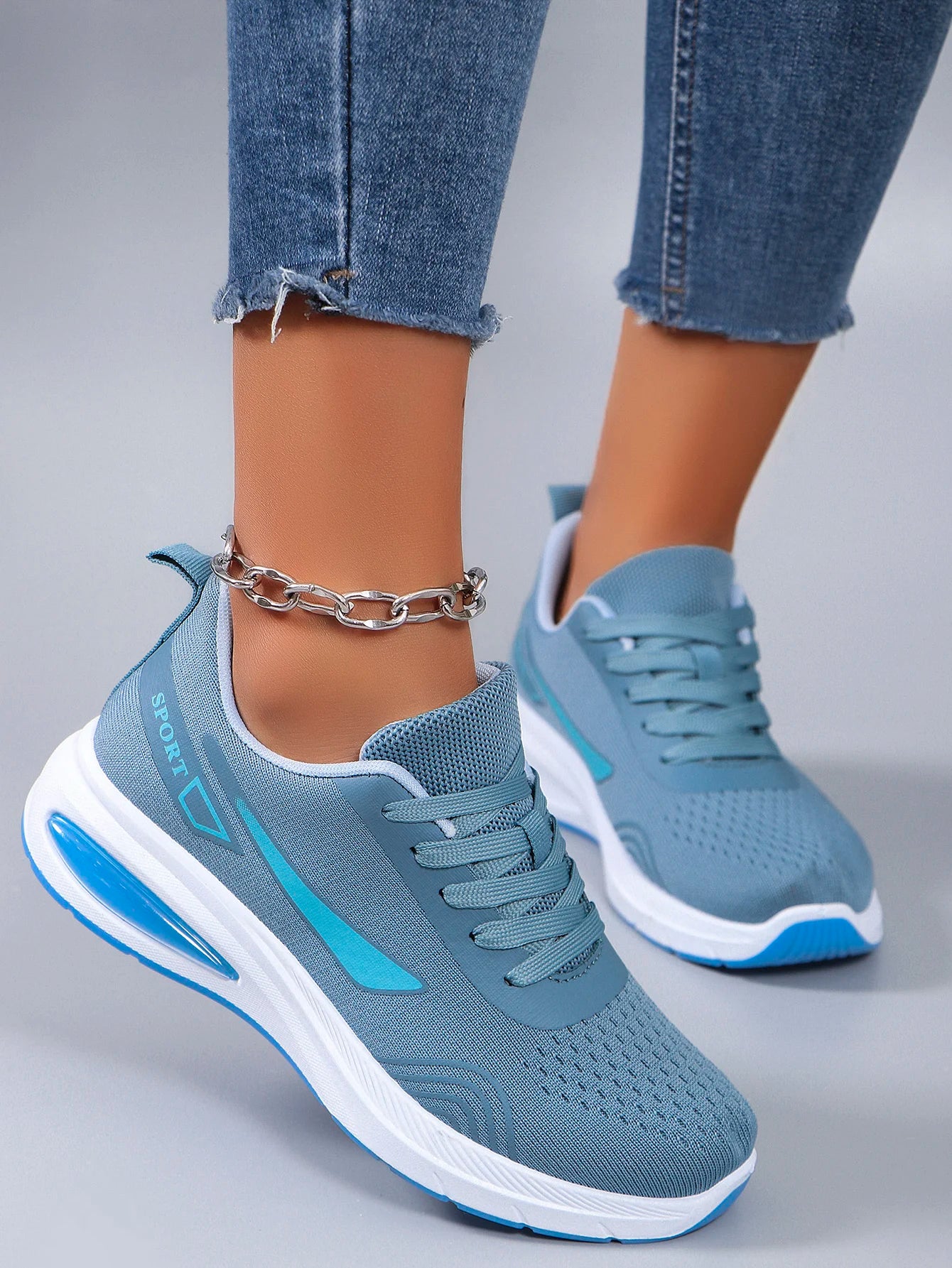 Nuevos zapatos deportivos de primavera para mujer, zapatos deportivos informales a la moda, transpirables, ligeros, antideslizantes, resistentes al desgaste, zapatos planos