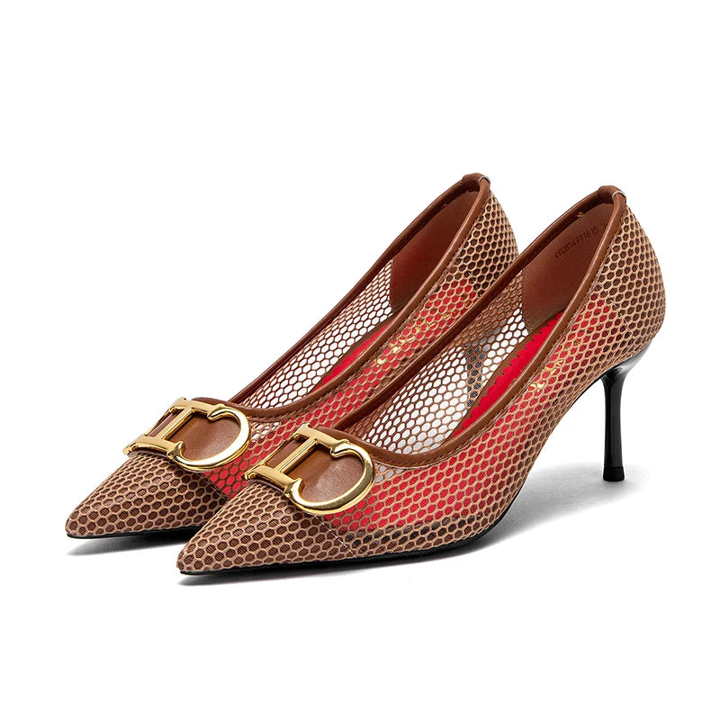 Zapatos de Tacón Alto para Mujer con Punta Estilizada 7 cm