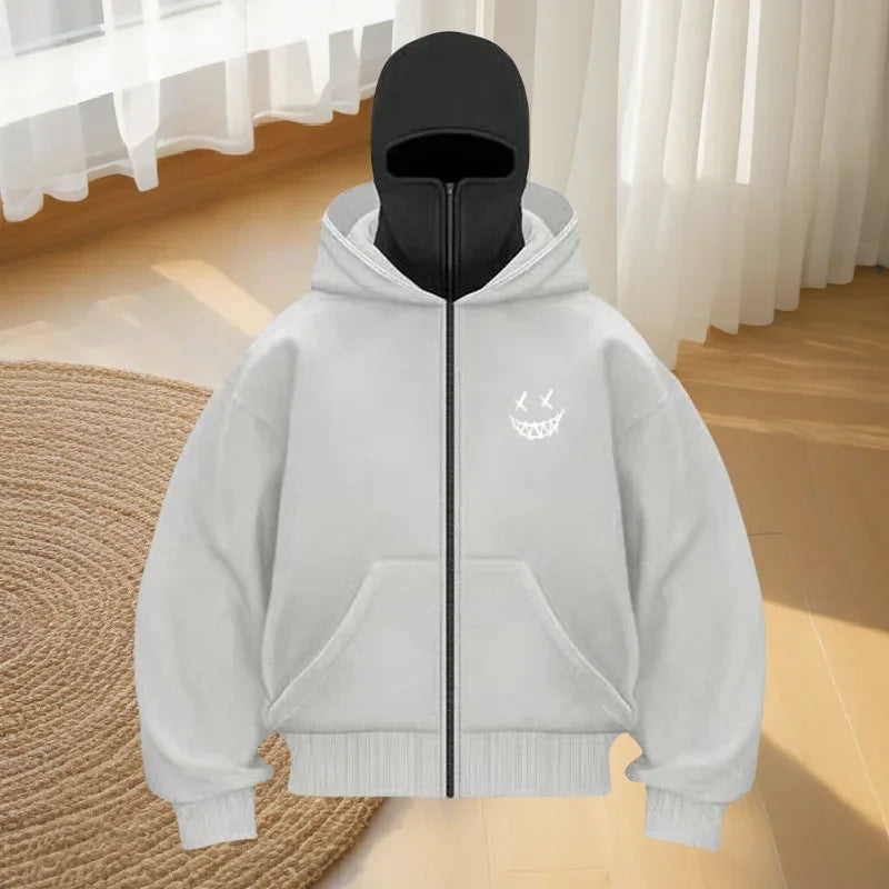 Buzo con Capucha y Cremallera para Hombre – Estilo Urbano