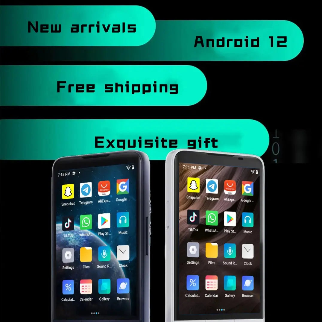 Nuevo Qin F22 Pro pantalla táctil inteligente teléfono Wifi 5G + 3,5 pulgadas 4GB 64GB agregar Google Store Android versión QinGlobal teléfono móvil