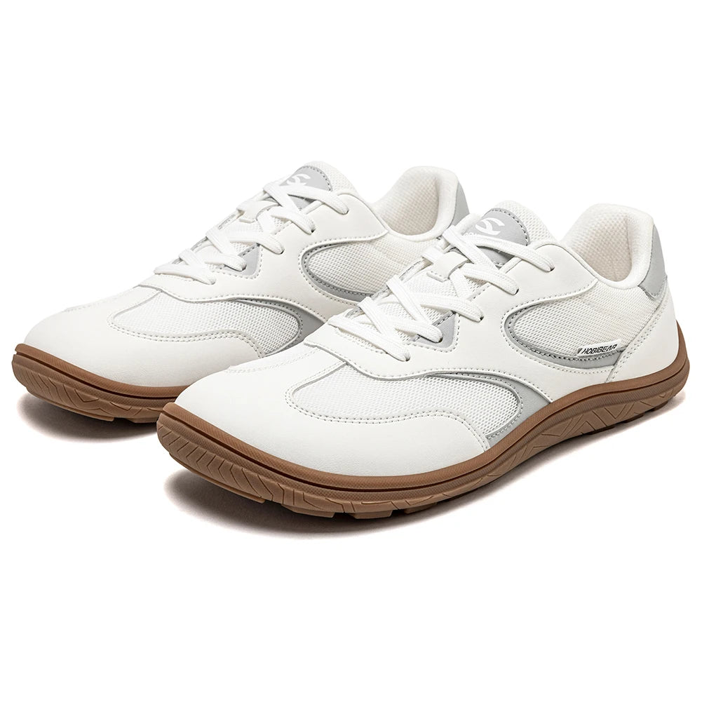 Zapatos de Senderismo de Horma Ancha para Mujer HOBIBEAR, Zapatillas Minimalistas Unisex, Estilo Barefoot, Zero Drop, Clásicas, Retro, para Caminar