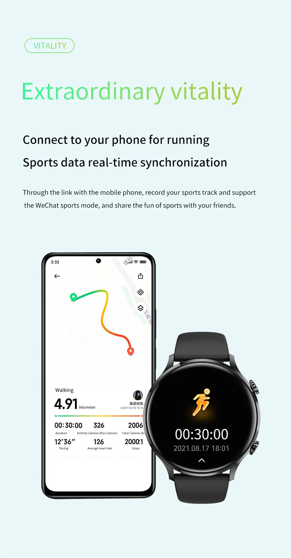 Reloj Inteligente 2026 para Mujer, Pantalla AMOLED HD, Siempre Encendida, Llamadas Bluetooth, Resistente al Agua IP68, GPS, Reloj Inteligente para Hombre, Compatible con Android e iOS