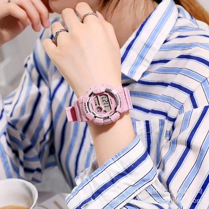 Reloj Digital YIKAZE Deportivo Impermeable para Niños