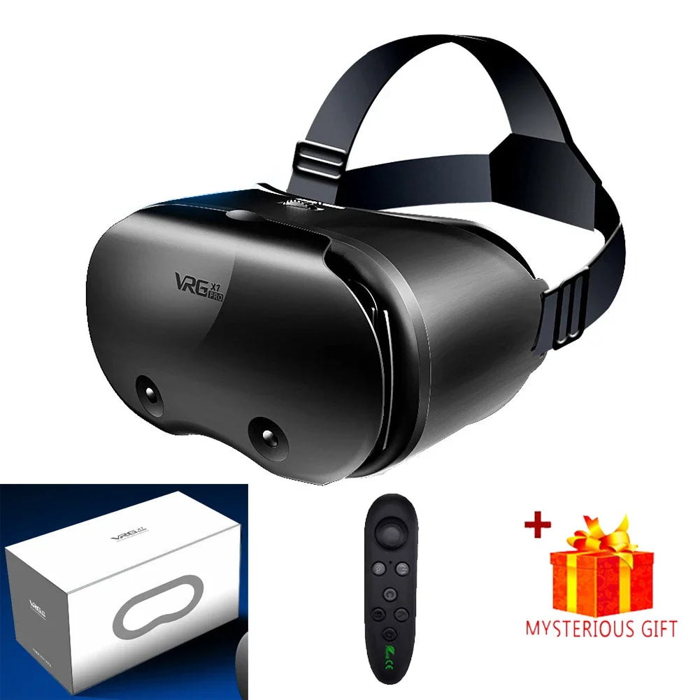Gafas VR de realidad Virtual 3D para iPhone, Android, teléfono inteligente, casco para teléfono móvil, auriculares con lentes reales, dispositivos
