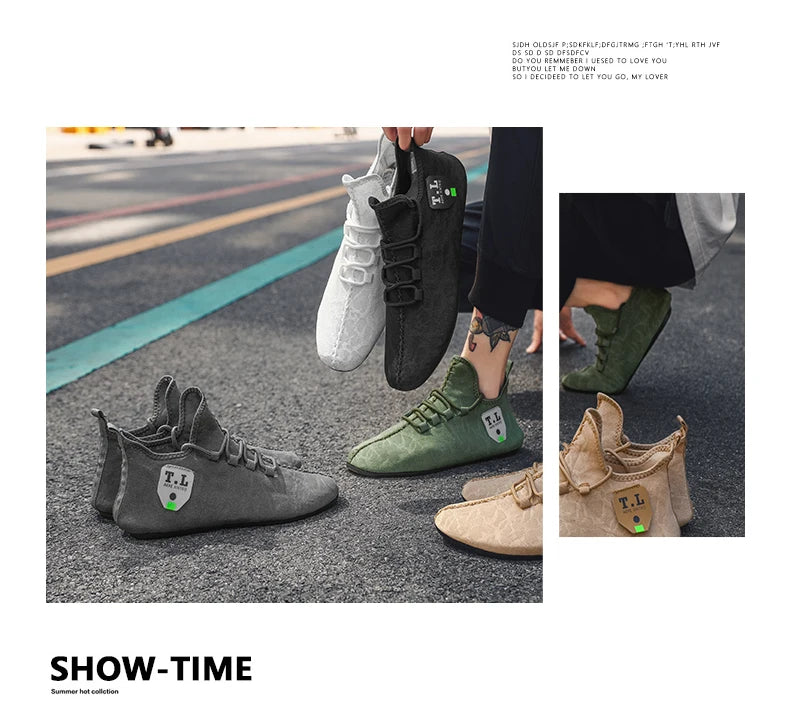 YRZL mocasines de malla para hombre, mocasines para conducir, zapatos planos de alta calidad para caminar, mocasines informales antideslizantes transpirables, zapatos de verano para hombre