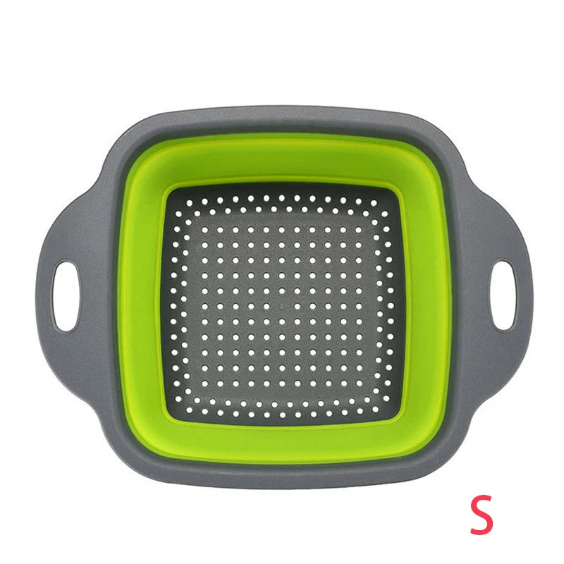 Colador Plegable de Silicona para Verduras y Frutas