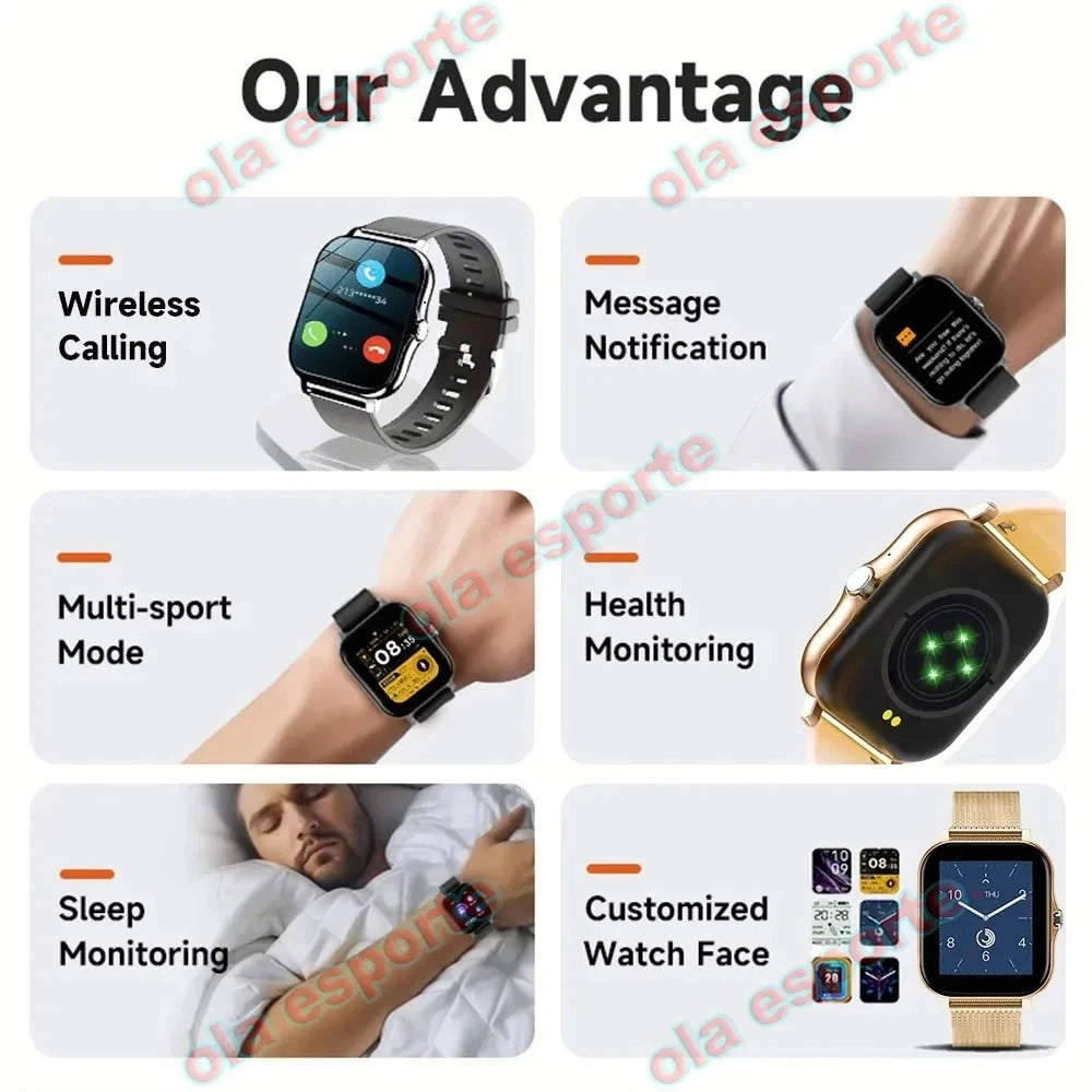 Reloj Inteligente 1.83 Pulgadas Llamadas Bluetooth HW12