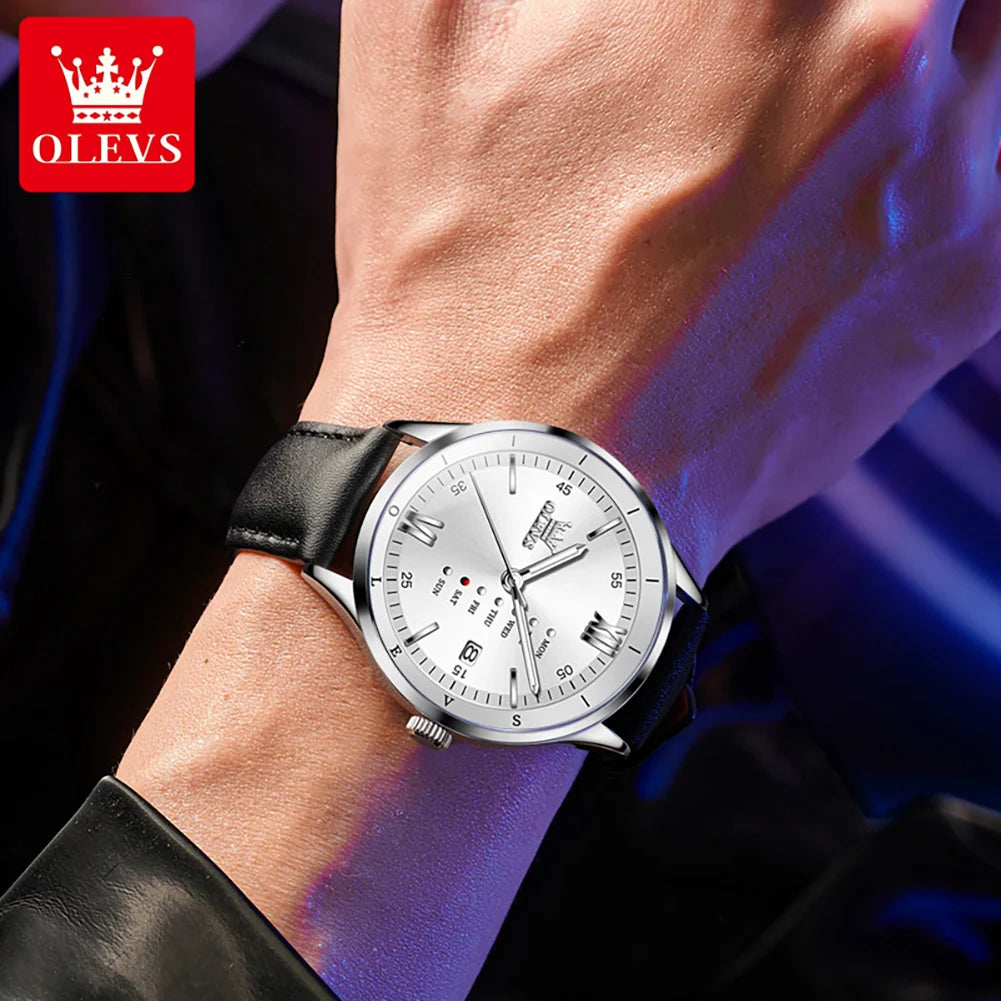 Reloj de Cuarzo OLEVS 2931 para Hombre con Movimiento Japonés