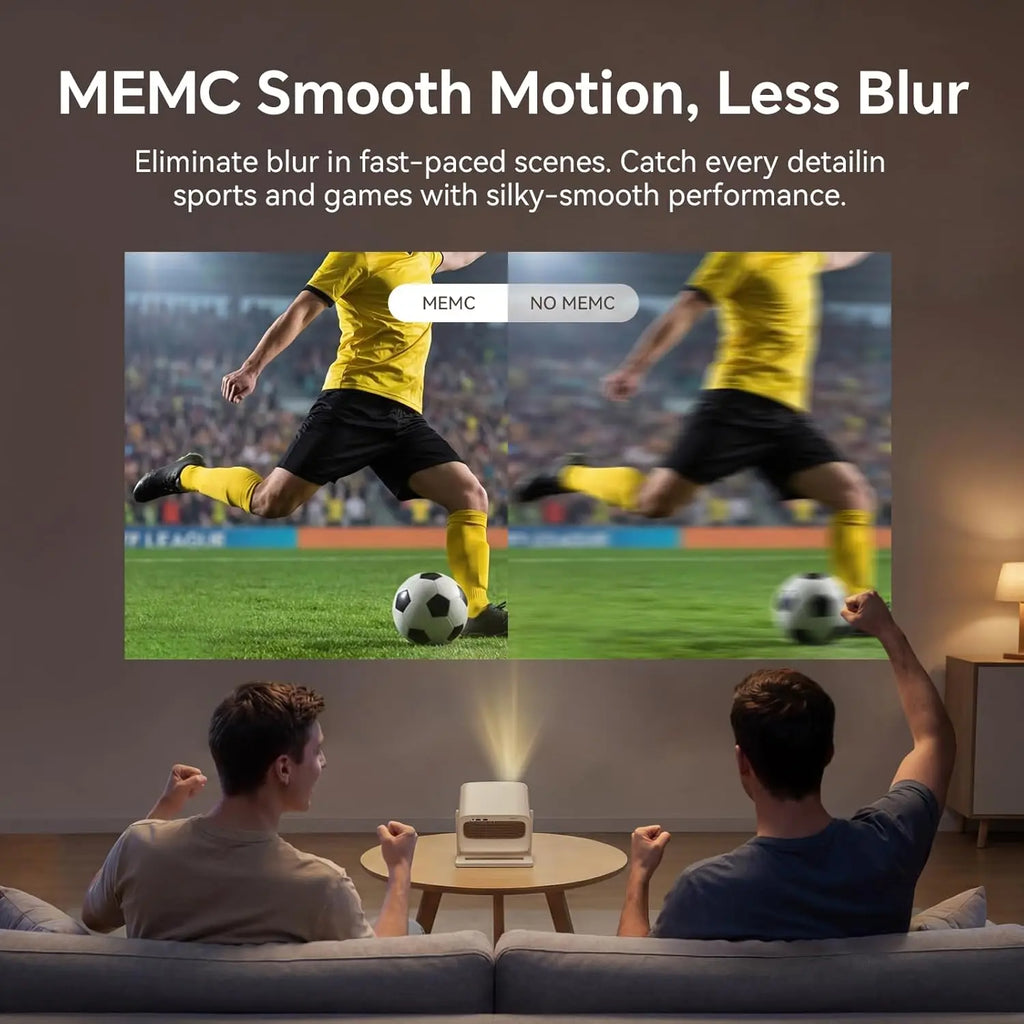 Wanbo Vali 1 Pro Proyector con Google TV 14, MEMC y Dolby, 900 ANSI, 1080P, HDR10, 2+32G, ≤28dB, ASA 3.0, HDMI 2.1