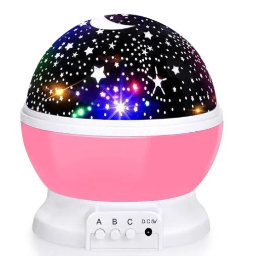 Proyector Nocturno Luna y Galaxia para Guardería