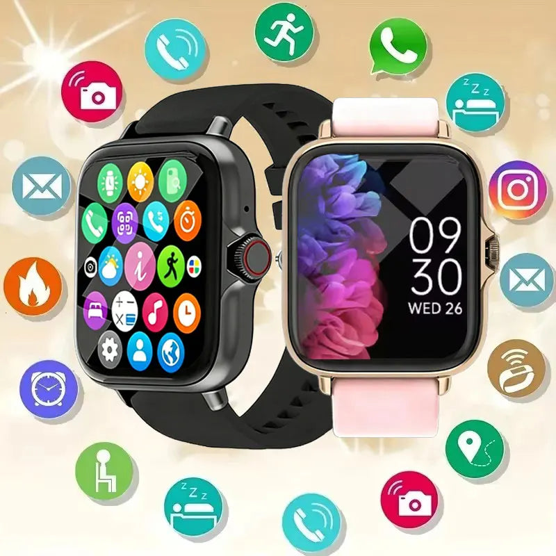 Reloj Inteligente Multifuncional con Bluetooth, Música, Fitness y Monitor de Sueño