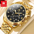 Reloj de Cuarzo OLEVS 2932 para Hombre con Cronógrafo y Diamantes