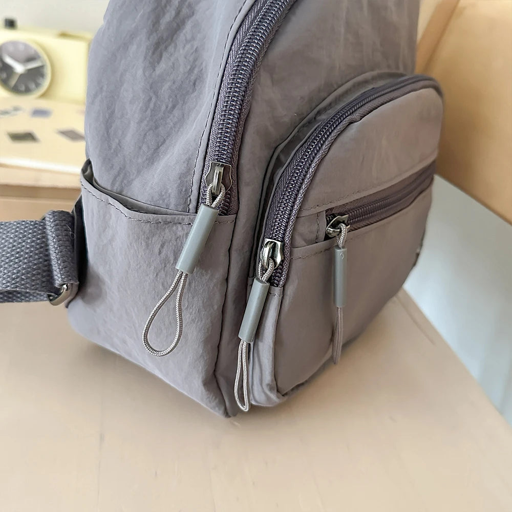 Mini Mochila Japonesa para Viajes de Mujer, Ligera, Pequeña, Mochila Ligera para Compras al Aire Libre, Bolso Pequeño