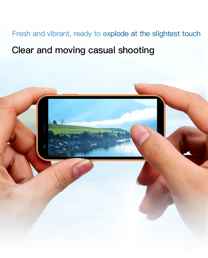 SERVO 18SE Mini Smartphone, pantalla HD de 3,0 pulgadas, 3G WCDMA, 2GB + 16GB, GPS Android, teléfono móvil pequeño, modo de reposo Dual SIM, Play Store