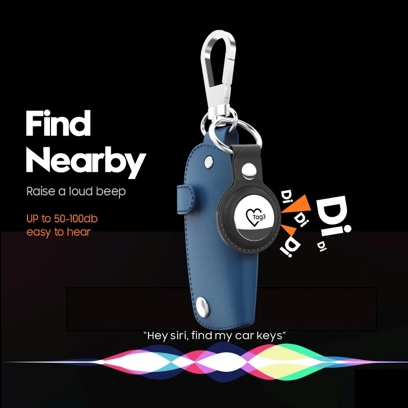Etiqueta Inteligente con Localizador Antipérdida para Apple Find My, con Alerta Sonora y GPS para Llaves, Carteras, Autos y Mascotas, Solo para iOS, iPhone y iPad