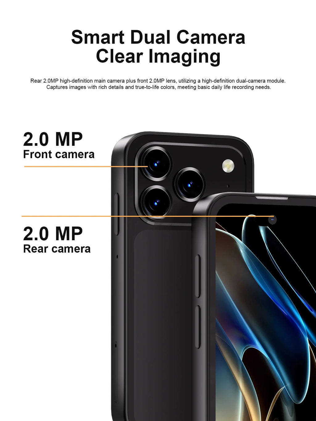 Mini Smartphone SERVO 17 PRO MAX con Pantalla Completa de 3.75'', 3G WCDMA, Doble SIM, GPS, Desbloqueo Facial, Android, Teléfono Móvil Inteligente Pequeño