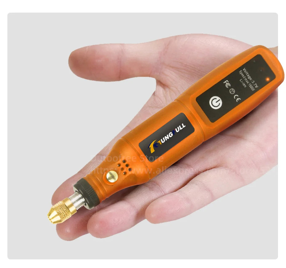 Mini Taladro Inalámbrico recargable, máquina de pulido, bricolaje, Mini herramienta rotativa, herramienta de grabado USB, herramienta Dremel, Mini máquina de grabado