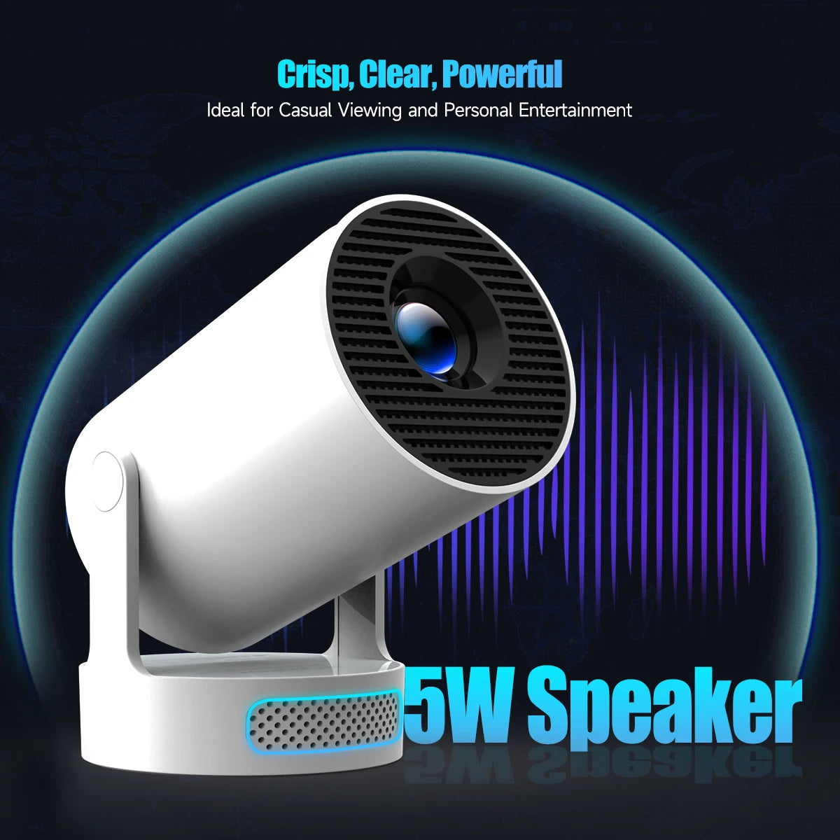 Proyector Magcubic HY300Pro+ 8k Android 14, Wifi Dual, 290ANSI, BT5.4, Proyector de Video para Cine, Portátil para Exteriores