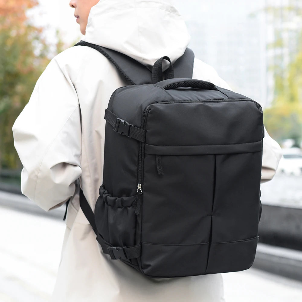 Set 2 Piezas: Mochila y Bolso Tote 180° Gran Capacidad para Viajes
